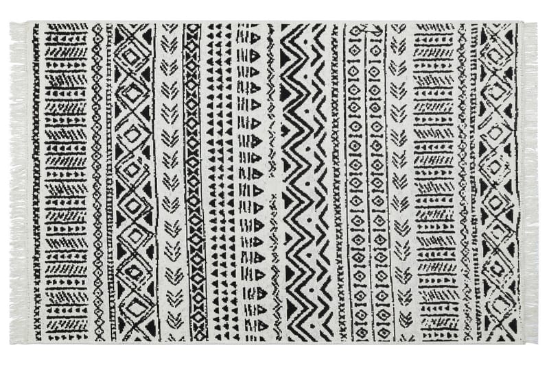 Matta Eko Hali 120x180 cm - Svart/Vit - Orientalisk matta - Persisk matta