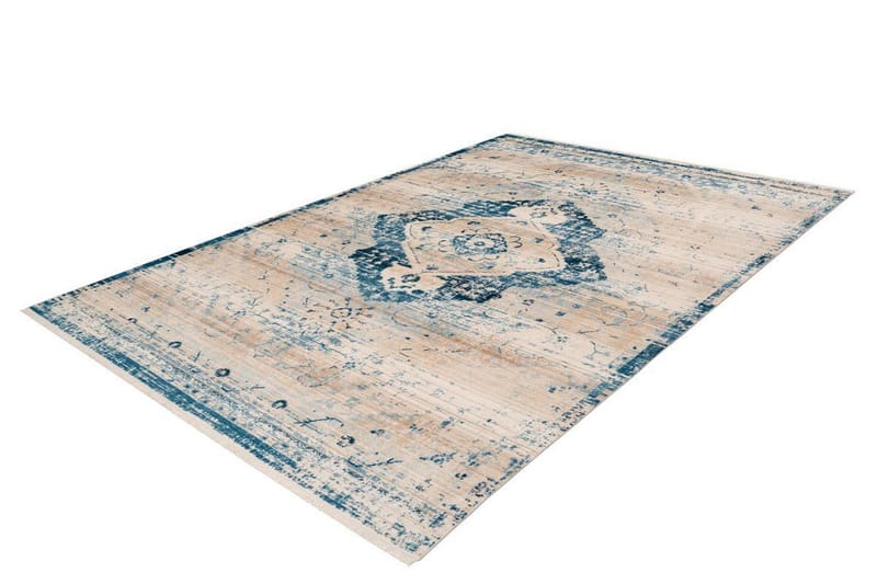 Matta Gandeer Lond Créme/Blå 200x290 cm - D-Sign - Persisk matta - Orientalisk matta