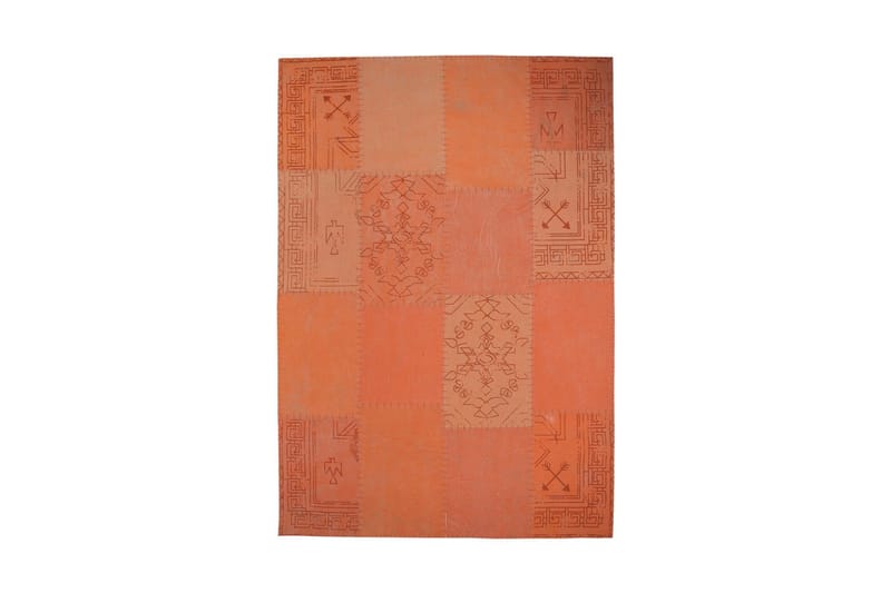 Matta Gesslick Melfe 120x170 cm Orange/Flerfärgad - D-Sign - Patchwork matta