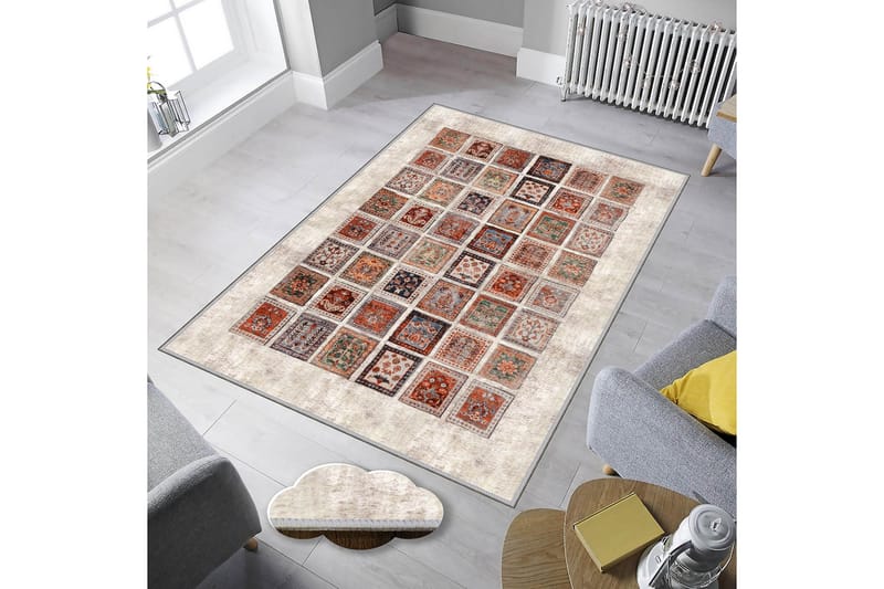 Matta Homefesto 100x150 cm - Multifärgad - Persisk matta - Orientalisk matta