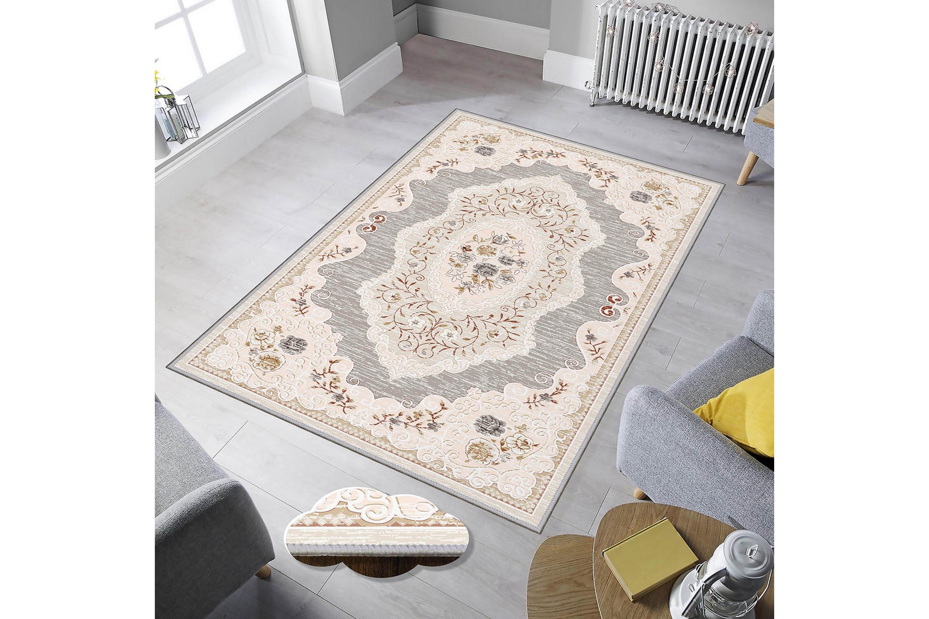 matta homefesto 100x150 cm - multifärgad