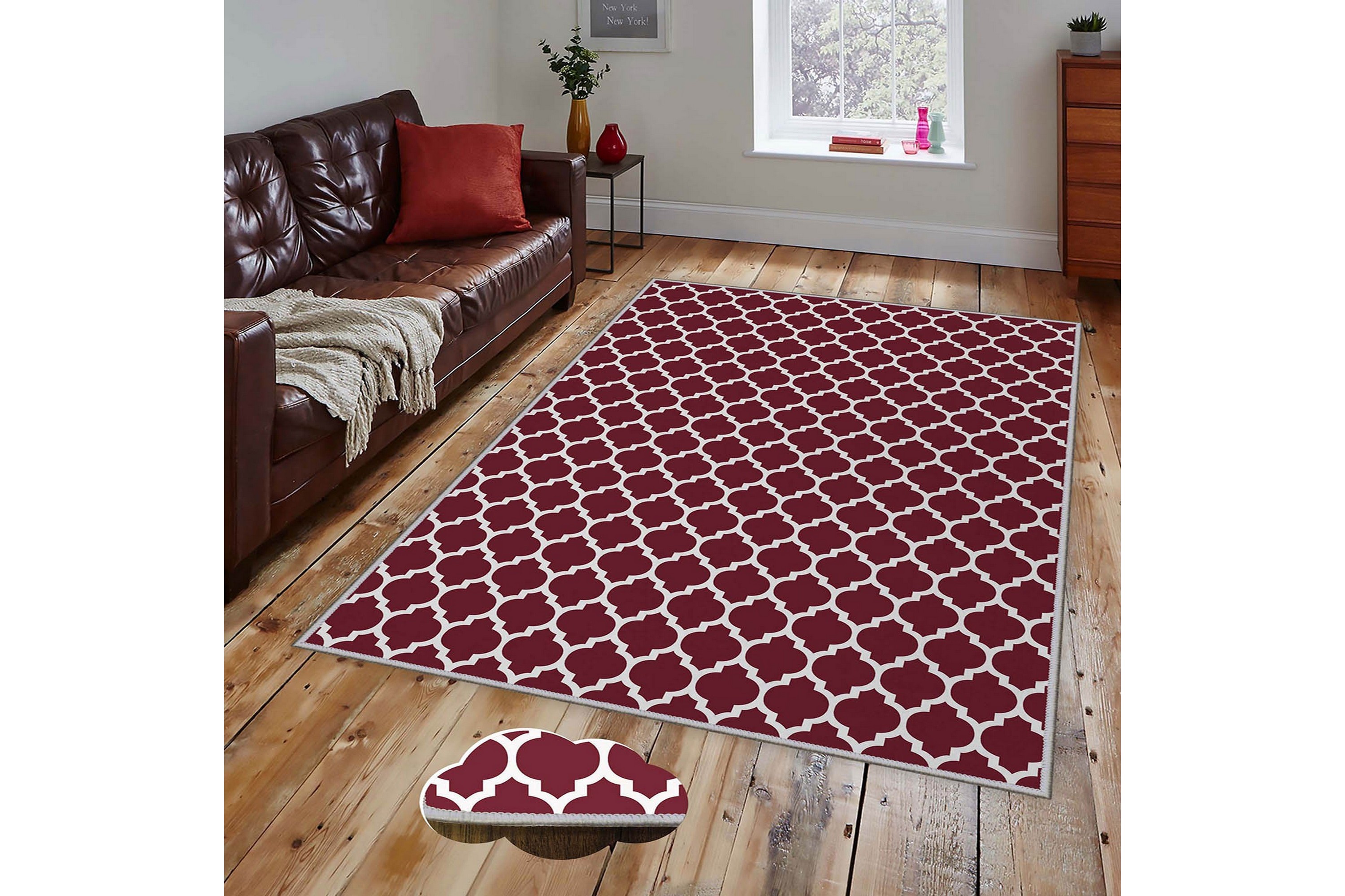 matta homefesto 100x150 cm - multifärgad