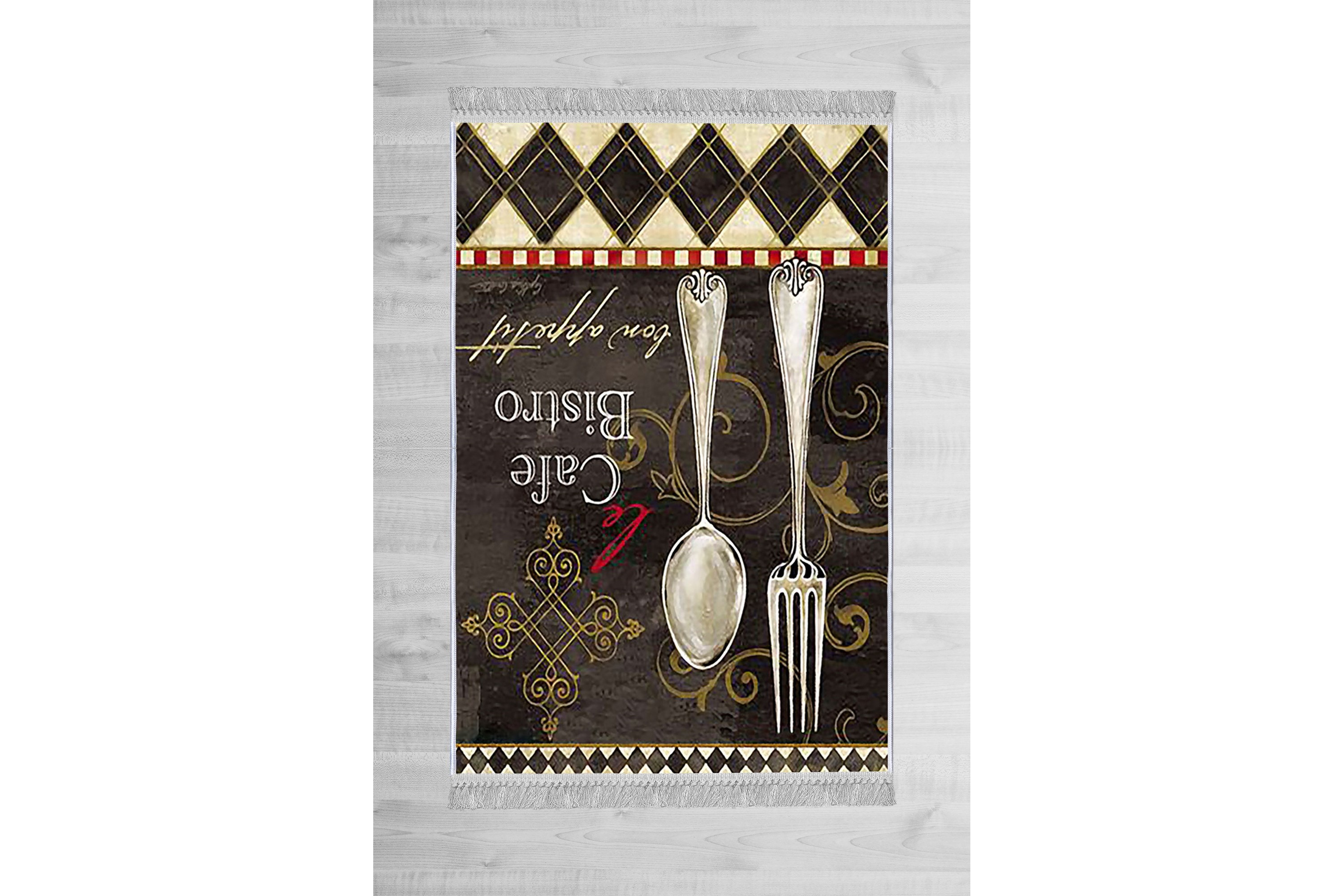 matta homefesto 100x150 cm - multifärgad