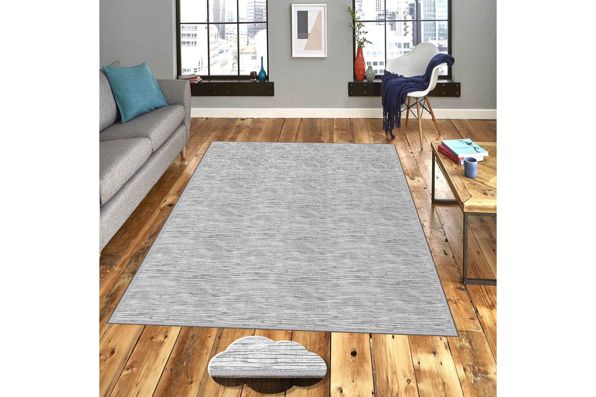 matta homefesto 100x150 cm - multifärgad