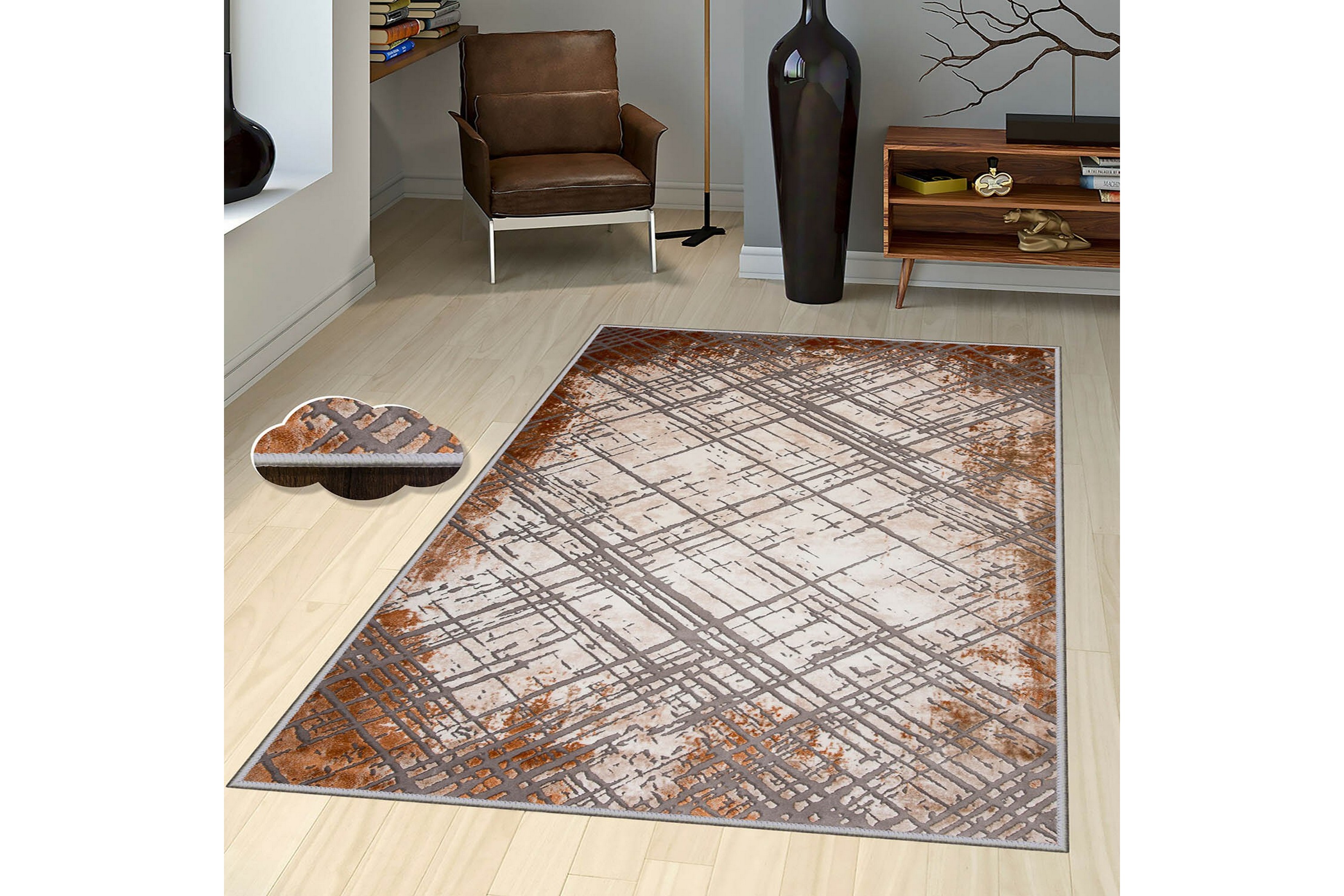 matta homefesto 100x150 cm - multifärgad