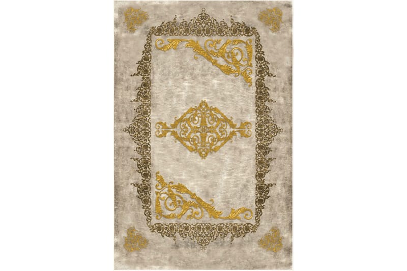 Matta Homefesto 100x200 cm - Multifärgad/Sammet - Persisk matta - Orientalisk matta