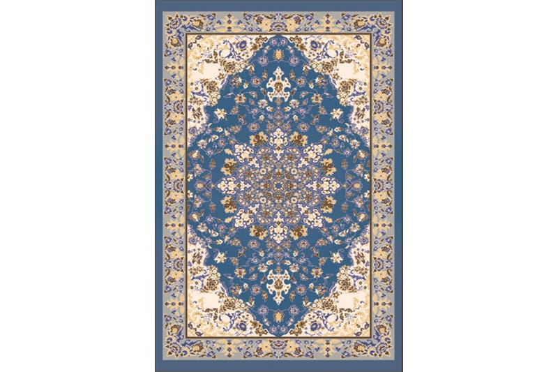 Matta Homefesto 100x200 cm - Multifärgad/Sammet - Persisk matta - Orientalisk matta