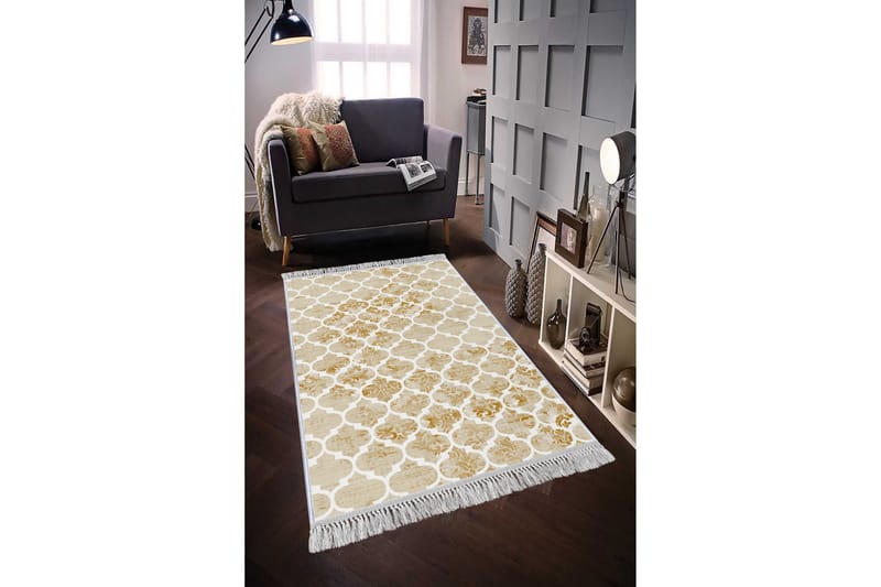 Matta Homefesto 100x200 cm - Multifärgad/Sammet - Persisk matta - Orientalisk matta