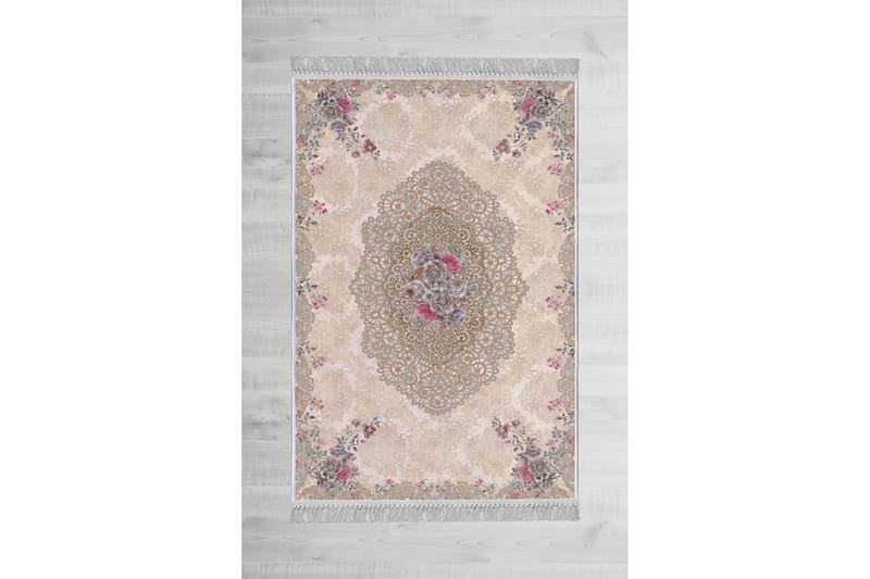 Matta Homefesto 100x200 cm - Multifärgad/Sammet - Persisk matta - Orientalisk matta