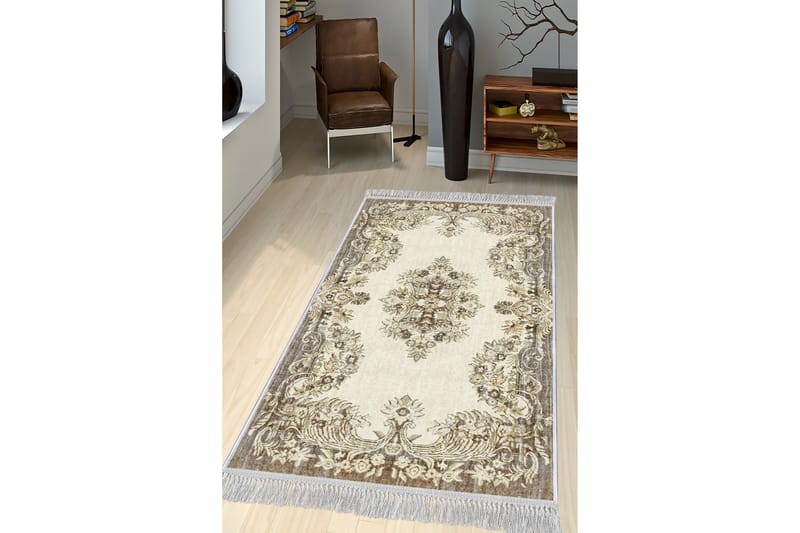 Matta Homefesto 100x200 cm - Multifärgad/Sammet - Persisk matta - Orientalisk matta