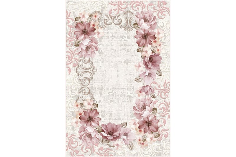 Matta Homefesto 100x200 cm - Multifärgad/Sammet - Textil & mattor - Matta - Orientalisk matta - Persisk matta