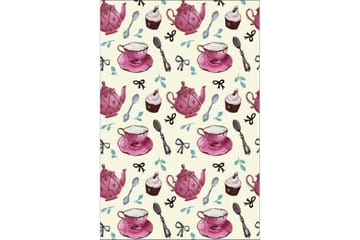 Matta Homefesto 100x200 cm - Multifärgad/Sammet - Textil & mattor - Matta - Orientalisk matta - Persisk matta