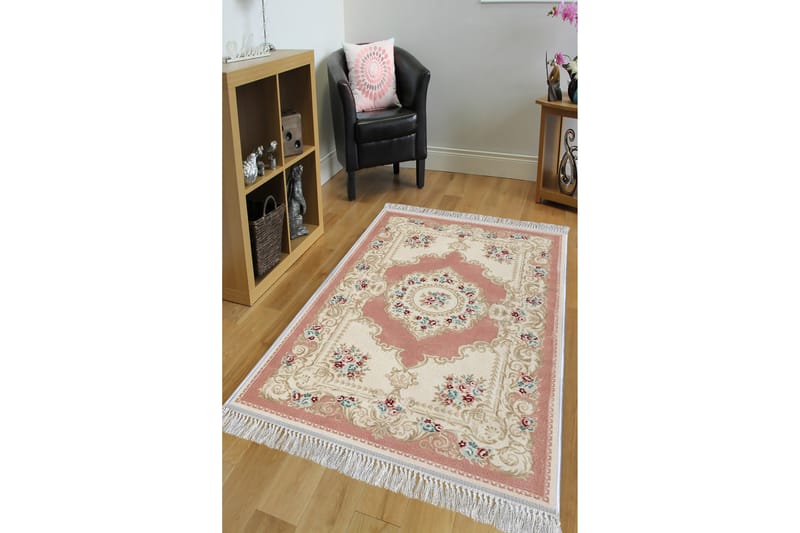 Matta Homefesto 100x300 cm - Multifärgad/Sammet - Persisk matta - Orientalisk matta