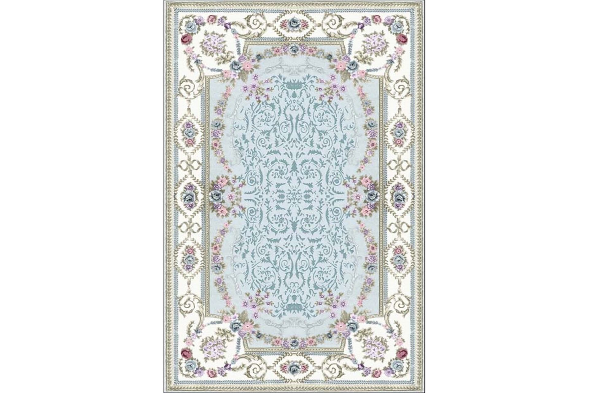 matta homefesto 100x300 cm - multifärgad/sammet