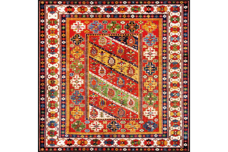 Matta Homefesto 120x180 cm - Multifärgad - Orientalisk matta - Persisk matta