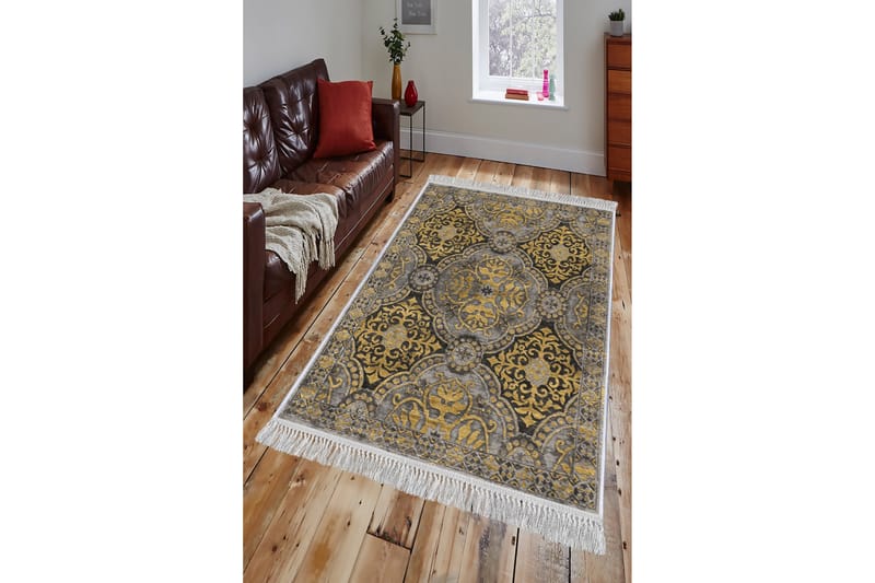 Matta Homefesto 120x180 cm - Multifärgad/Sammet - Persisk matta - Orientalisk matta