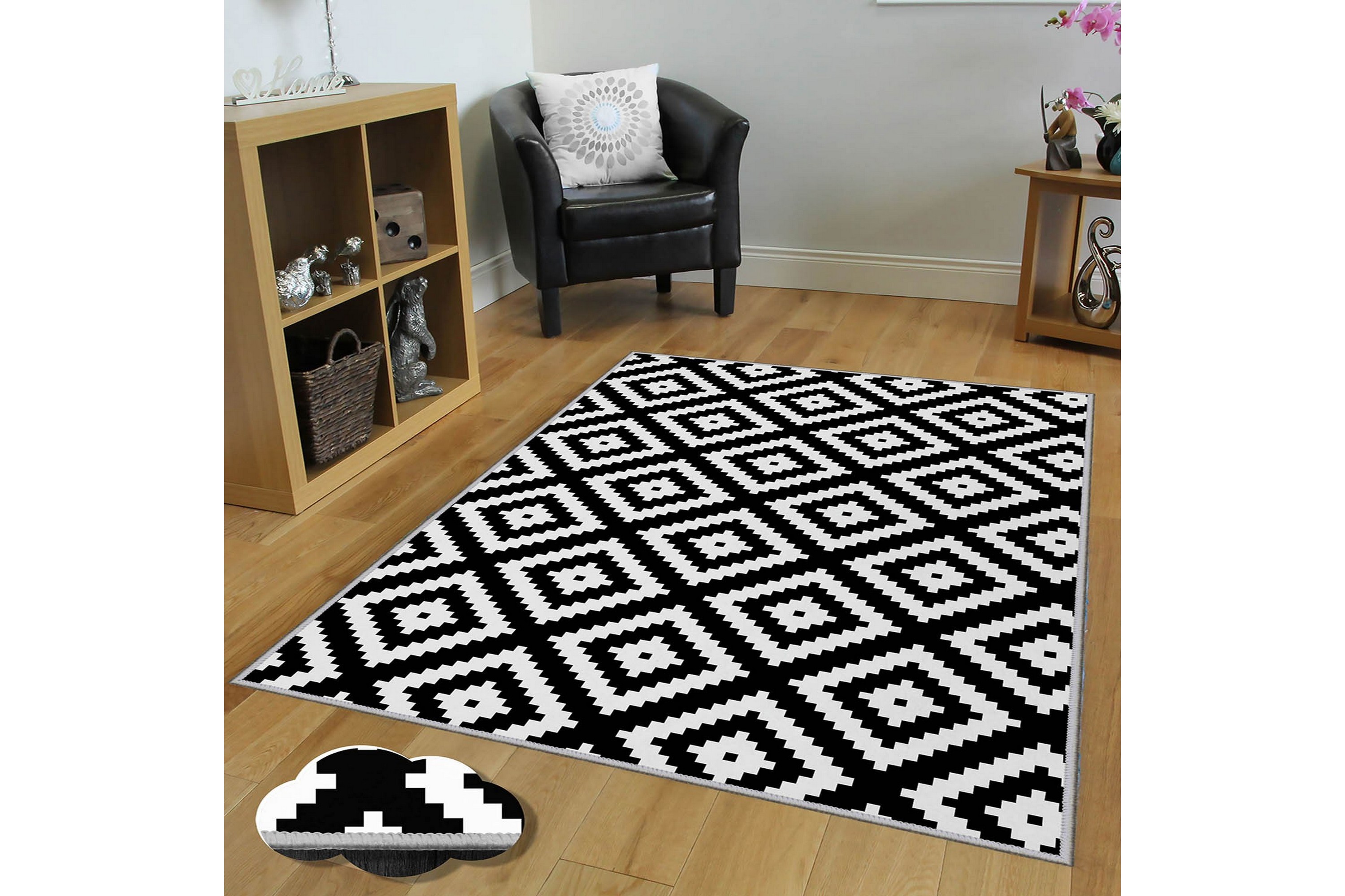 matta homefesto 120x180 cm - multifärgad