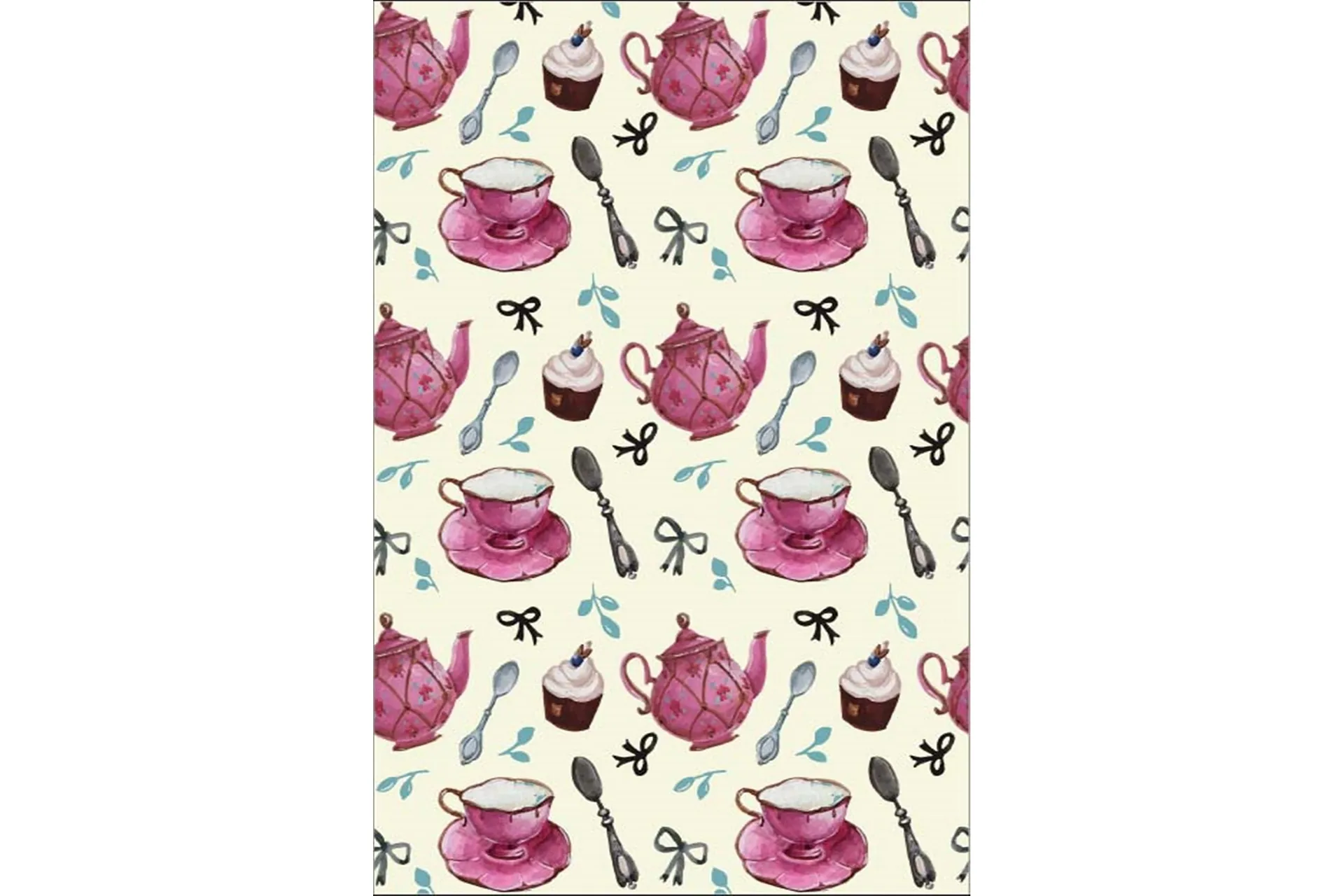 matta homefesto 120x180 cm - multifärgad/sammet