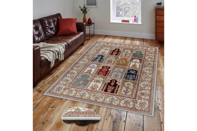 Matta Homefesto 140x220 cm - Multifärgad - Persisk matta - Orientalisk matta