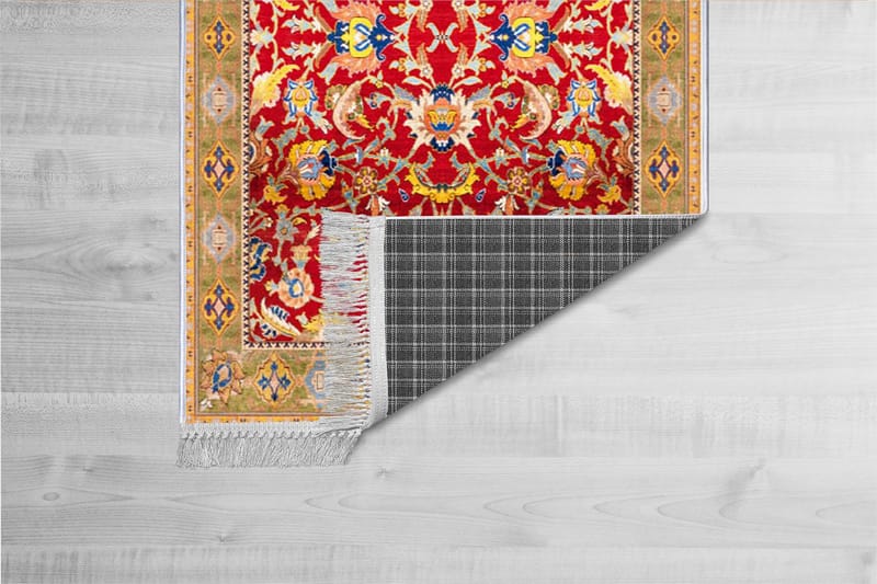 Matta Homefesto 140x220 cm - Multifärgad/Sammet - Persisk matta - Orientalisk matta