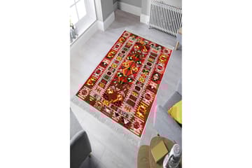 Matta Homefesto 140x220 cm - Multifärgad/Sammet - Textil & mattor - Matta - Orientalisk matta - Persisk matta