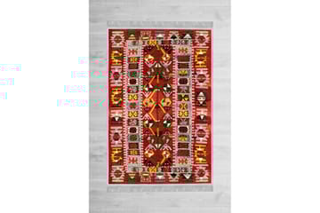 Matta Homefesto 140x220 cm - Multifärgad/Sammet - Textil & mattor - Matta - Orientalisk matta - Persisk matta