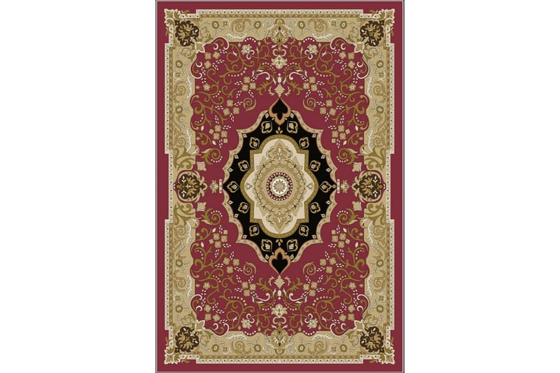 Matta Homefesto 140x220 cm - Multifärgad/Sammet - Textil & mattor - Matta - Orientalisk matta - Persisk matta