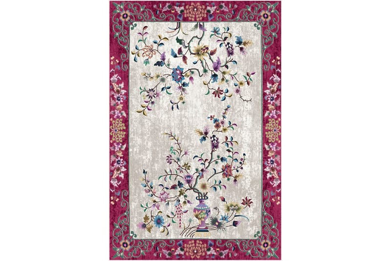Matta Homefesto 140x220 cm - Multifärgad/Sammet - Textil & mattor - Matta - Orientalisk matta - Persisk matta