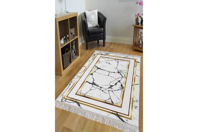 Matta Homefesto 140x220 cm - Multifärgad/Sammet - Persisk matta - Orientalisk matta