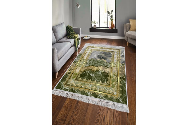 Matta Homefesto 140x220 cm - Multifärgad/Sammet - Persisk matta - Orientalisk matta