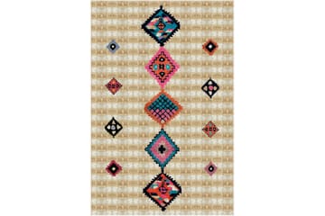 Matta Homefesto 140x220 cm - Multifärgad/Sammet - Textil & mattor - Matta - Orientalisk matta - Persisk matta