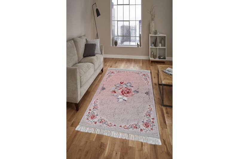 Matta Homefesto 140x220 cm - Multifärgad/Sammet - Persisk matta - Orientalisk matta