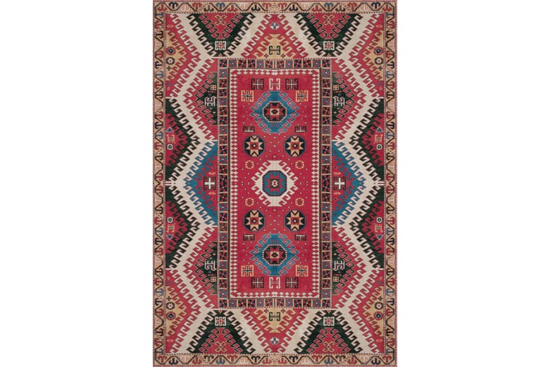 Matta Homefesto 140x220 cm - Multifärgad/Sammet - Textil & mattor - Matta - Orientalisk matta - Persisk matta