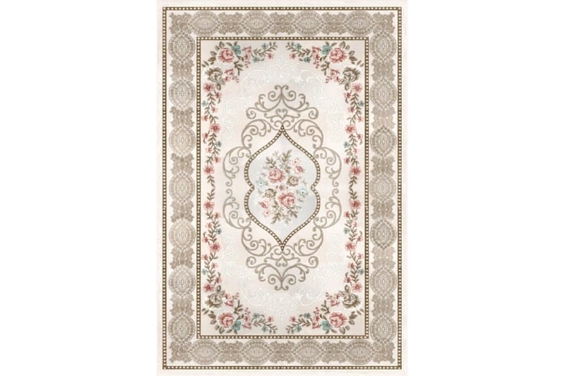 Matta Homefesto 140x220 cm - Multifärgad/Sammet - Persisk matta - Orientalisk matta