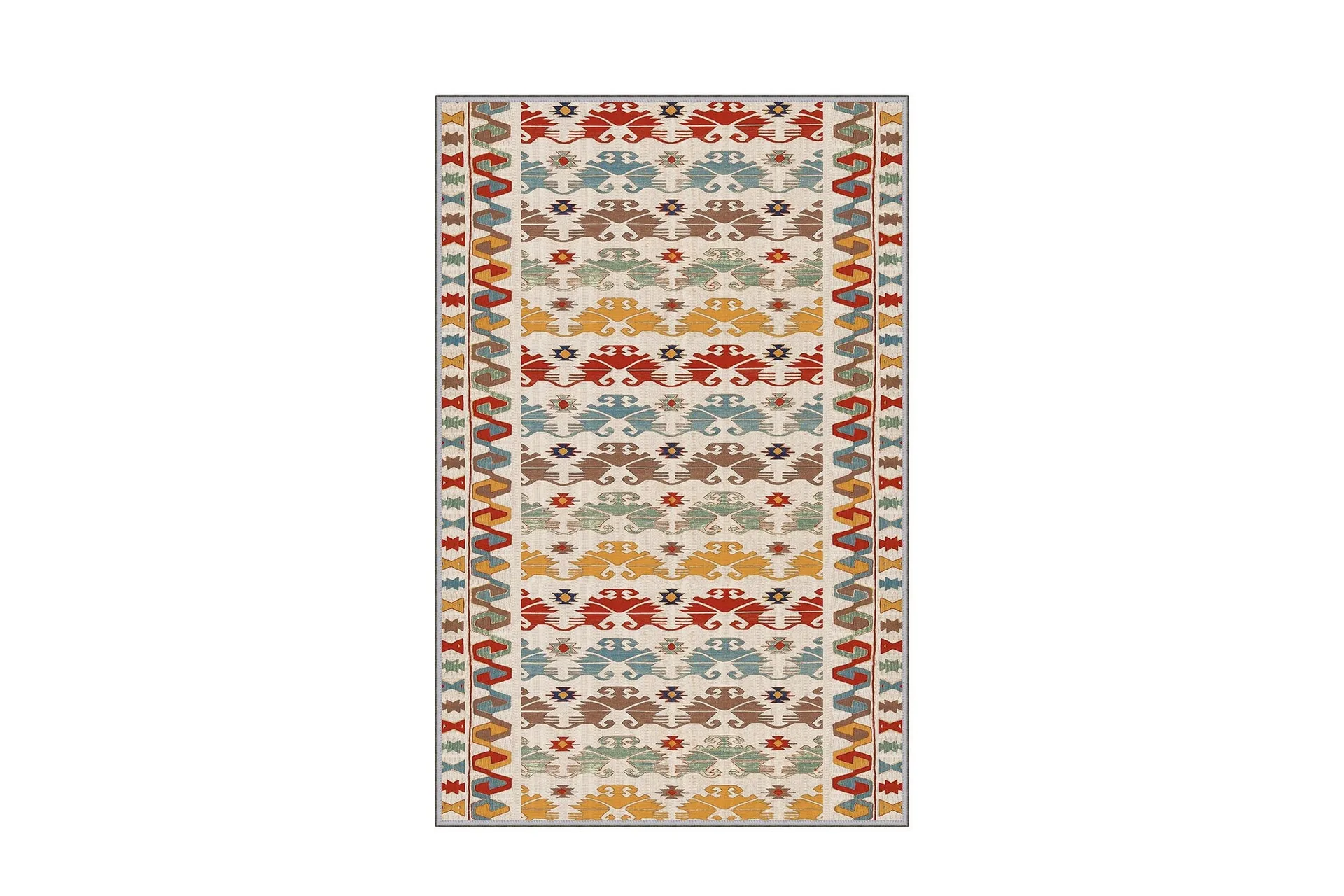 matta homefesto 140x220 cm - multifärgad