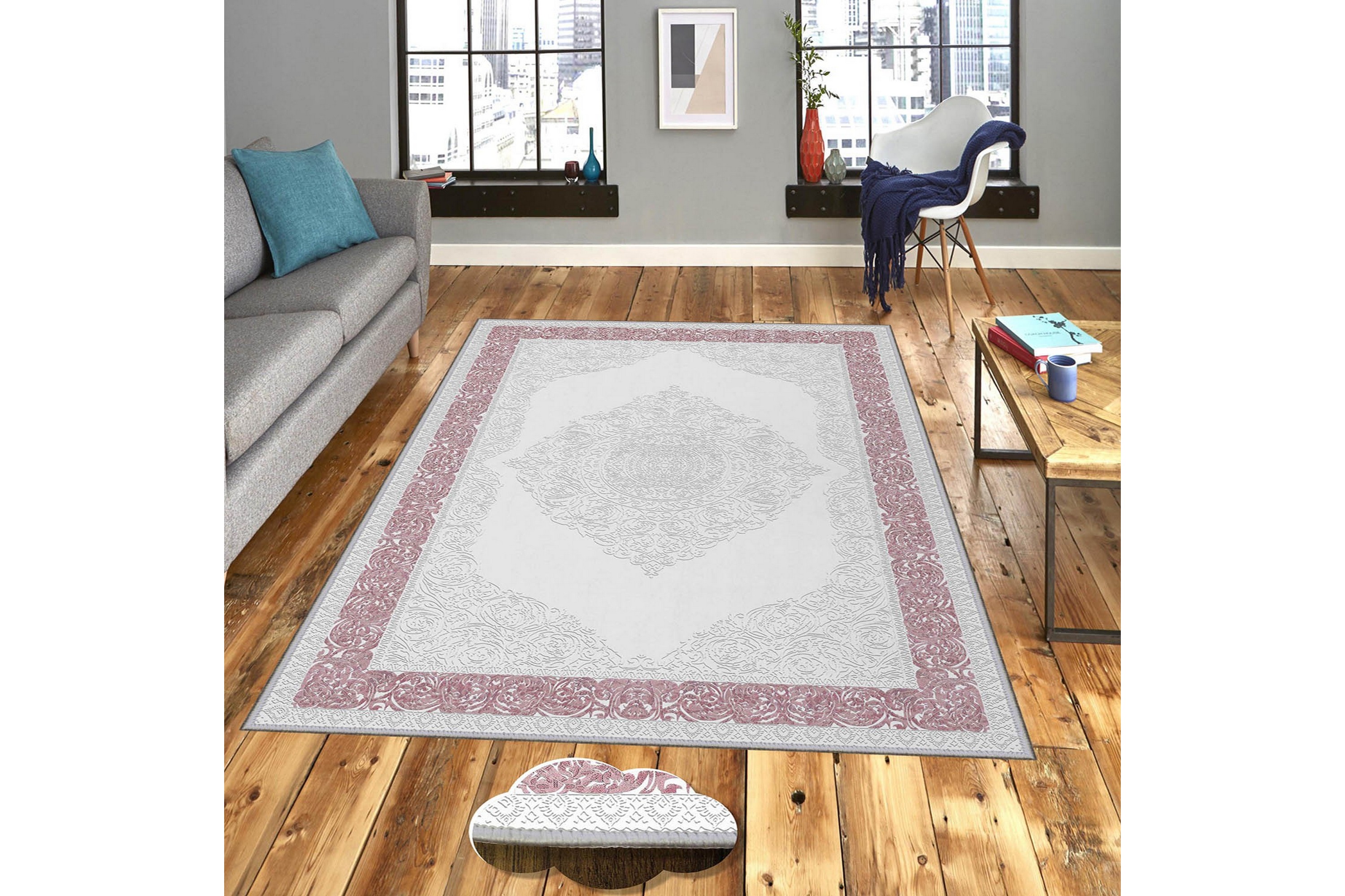 matta homefesto 140x220 cm - multifärgad