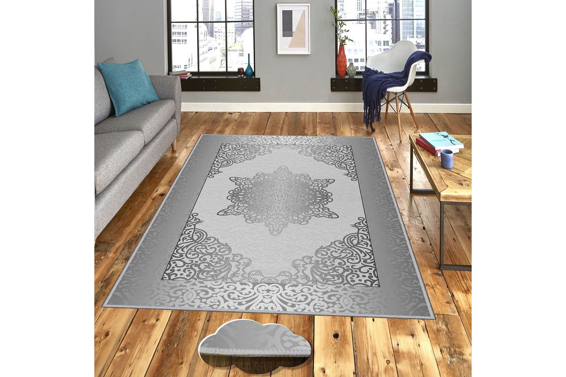 matta homefesto 140x220 cm - multifärgad