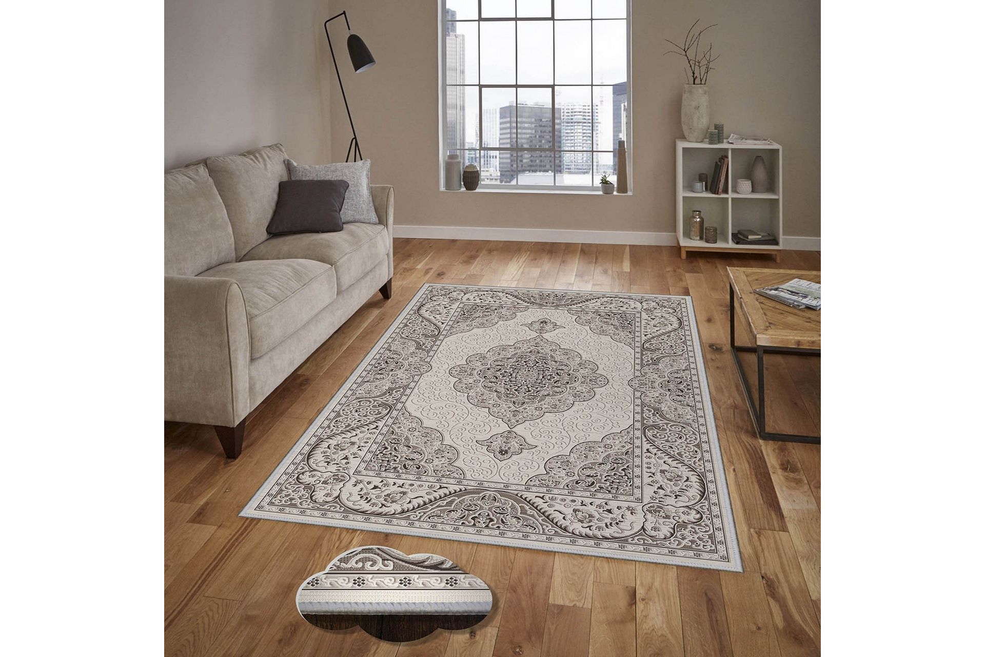 matta homefesto 140x220 cm - multifärgad