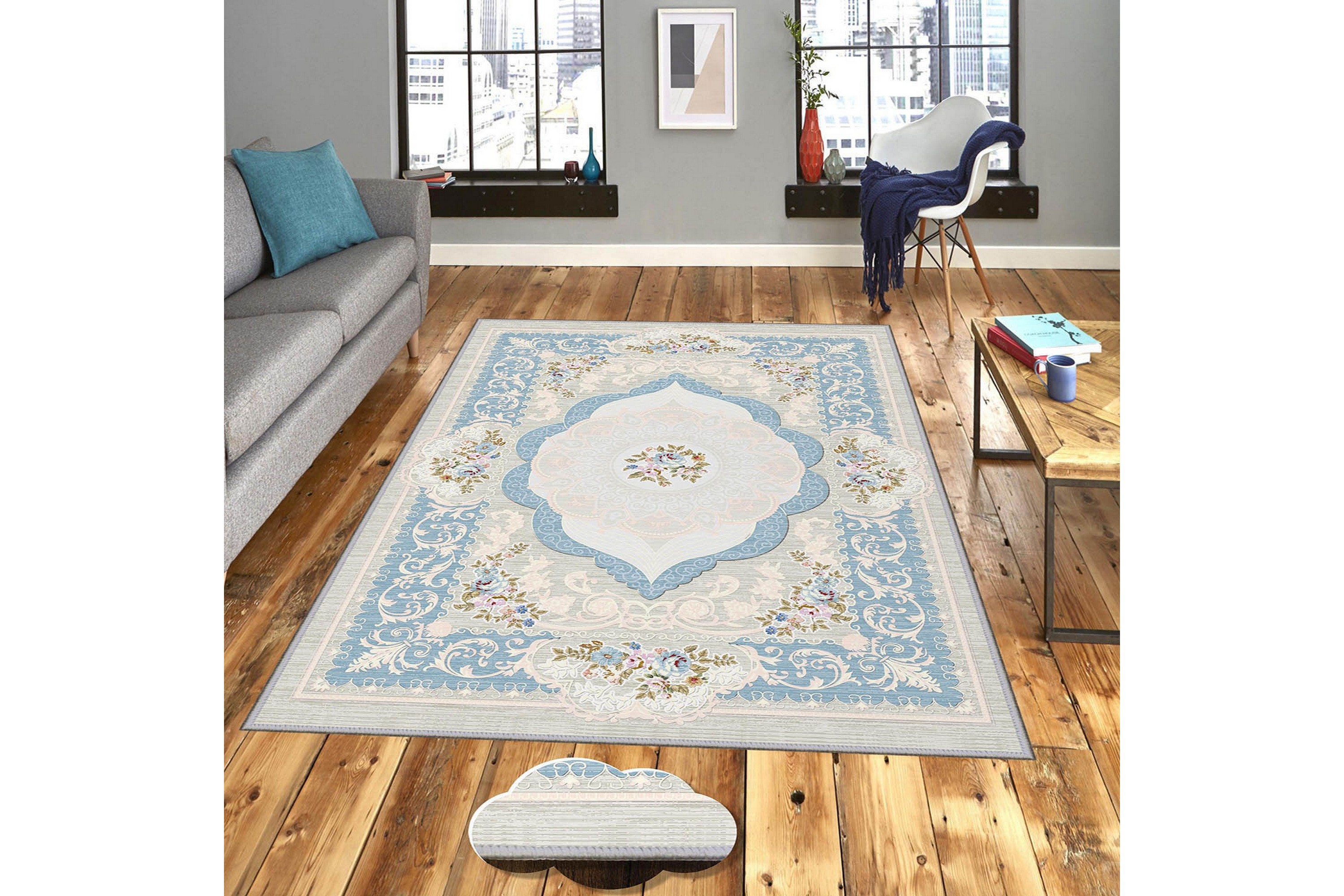 matta homefesto 140x220 cm - multifärgad