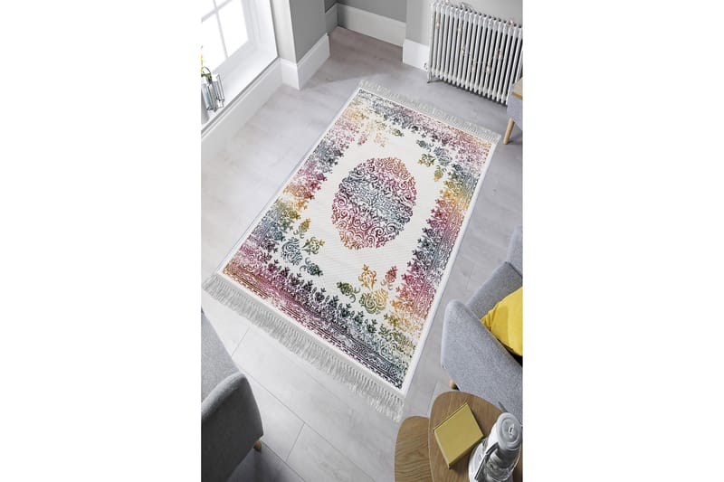 Matta Homefesto 160x230 cm - Multifärgad/Sammet - Persisk matta - Orientalisk matta