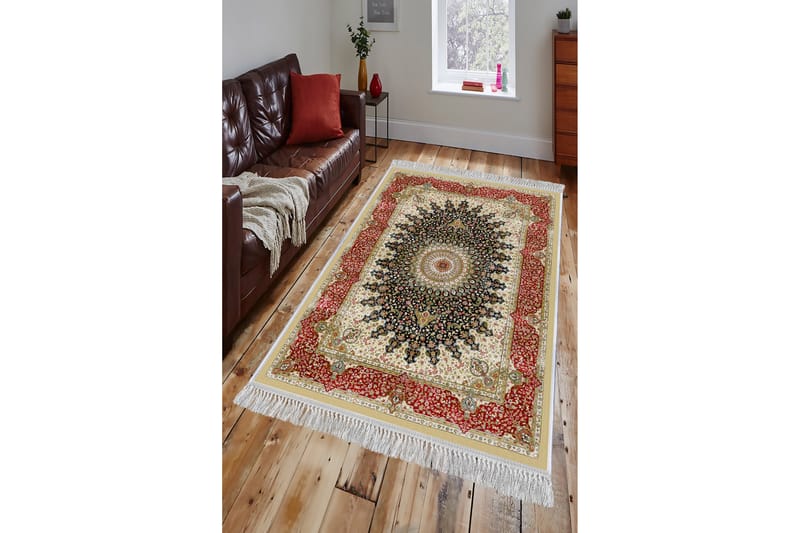 Matta Homefesto 160x230 cm - Multifärgad/Sammet - Persisk matta - Orientalisk matta