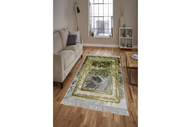 Matta Homefesto 160x230 cm - Multifärgad/Sammet - Persisk matta - Orientalisk matta