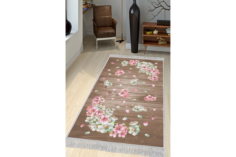 Matta Homefesto 160x230 cm - Multifärgad/Sammet - Persisk matta - Orientalisk matta