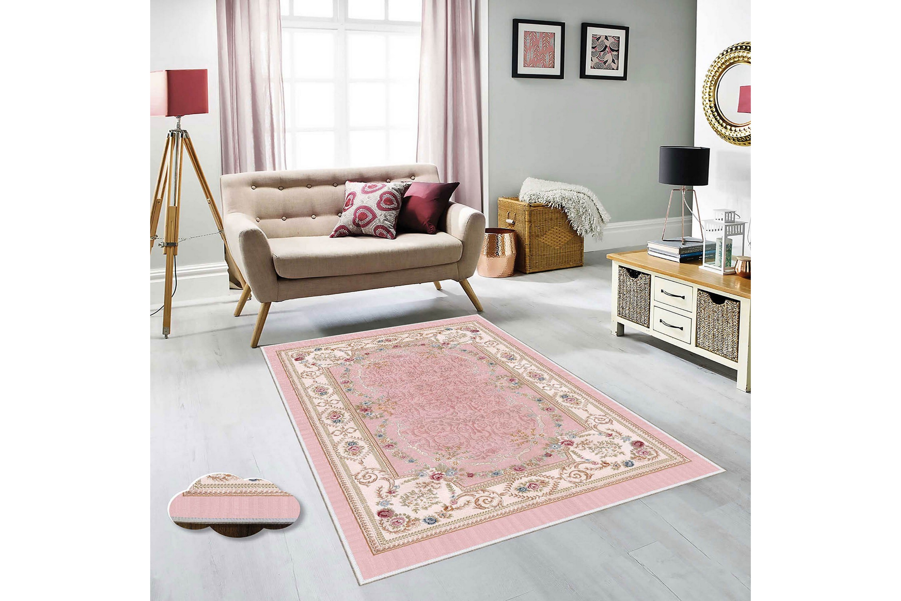 matta homefesto 160x230 cm - multifärgad