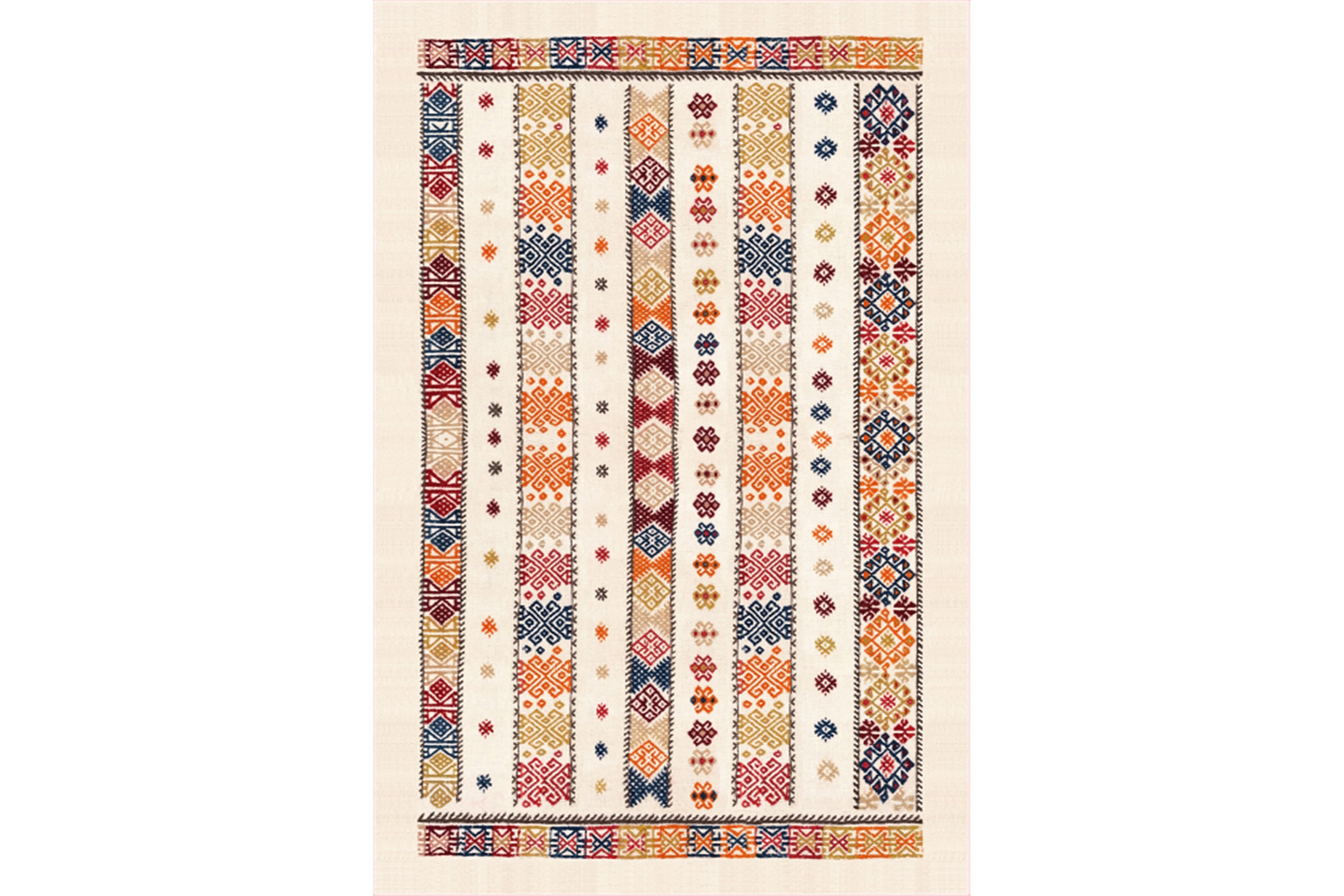 matta homefesto 160x230 cm - multifärgad/sammet