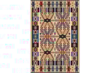 Matta Homefesto 180x280 cm - Multifärgad/Sammet - Textil & mattor - Matta - Orientalisk matta - Persisk matta