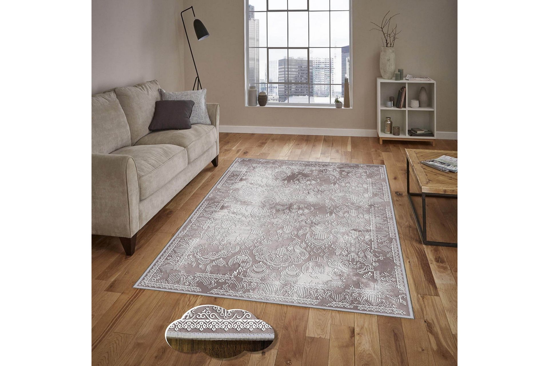 matta homefesto 180x280 cm - multifärgad