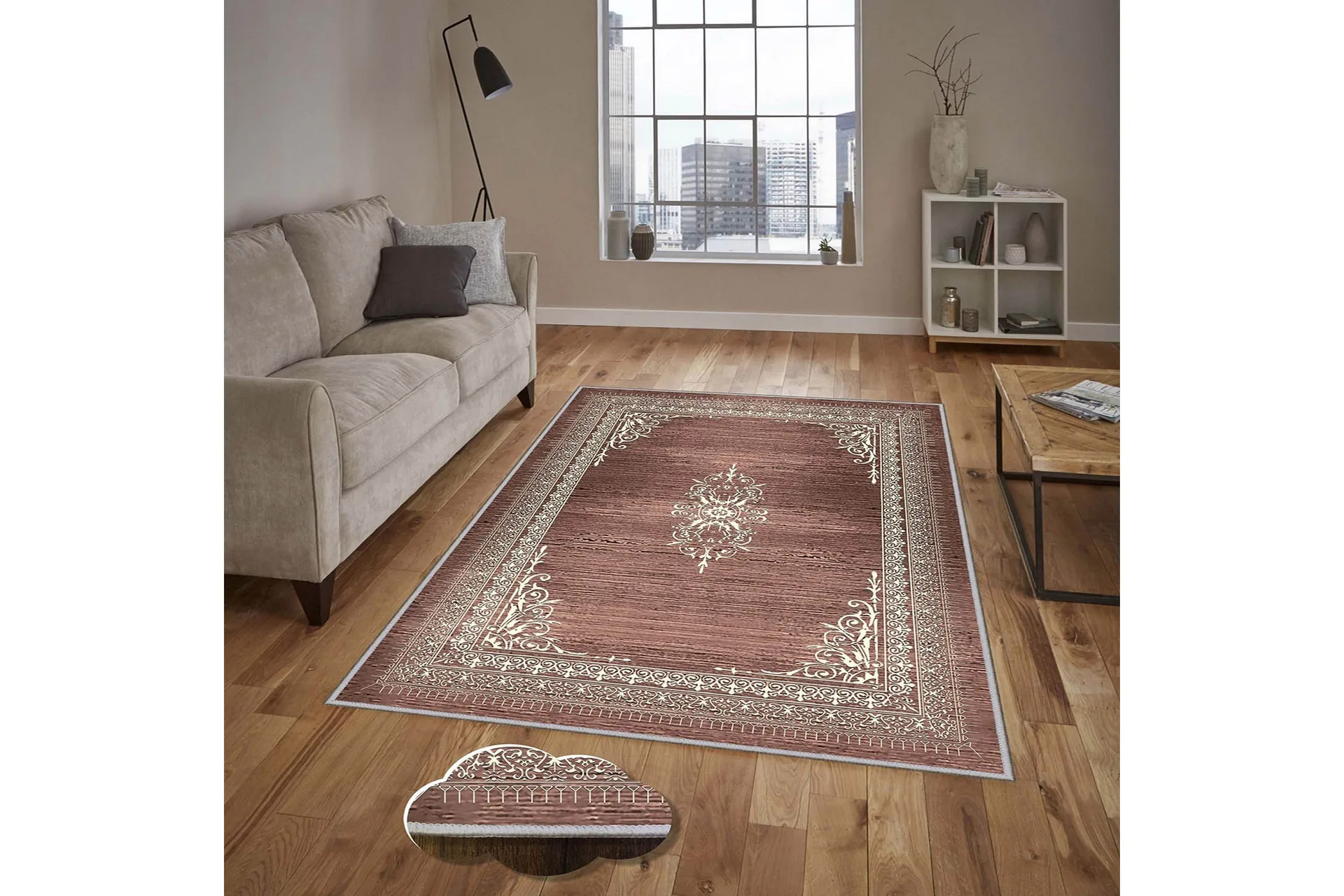 matta homefesto 180x280 cm - multifärgad