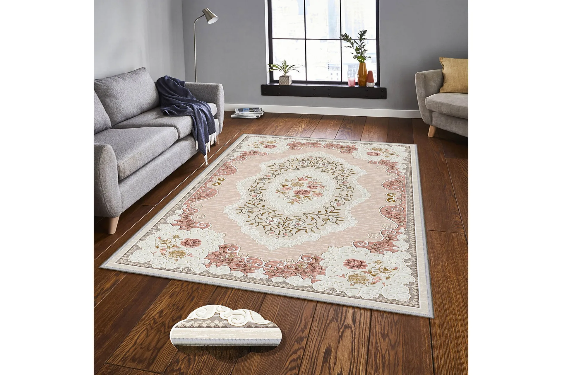 matta homefesto 180x280 cm - multifärgad