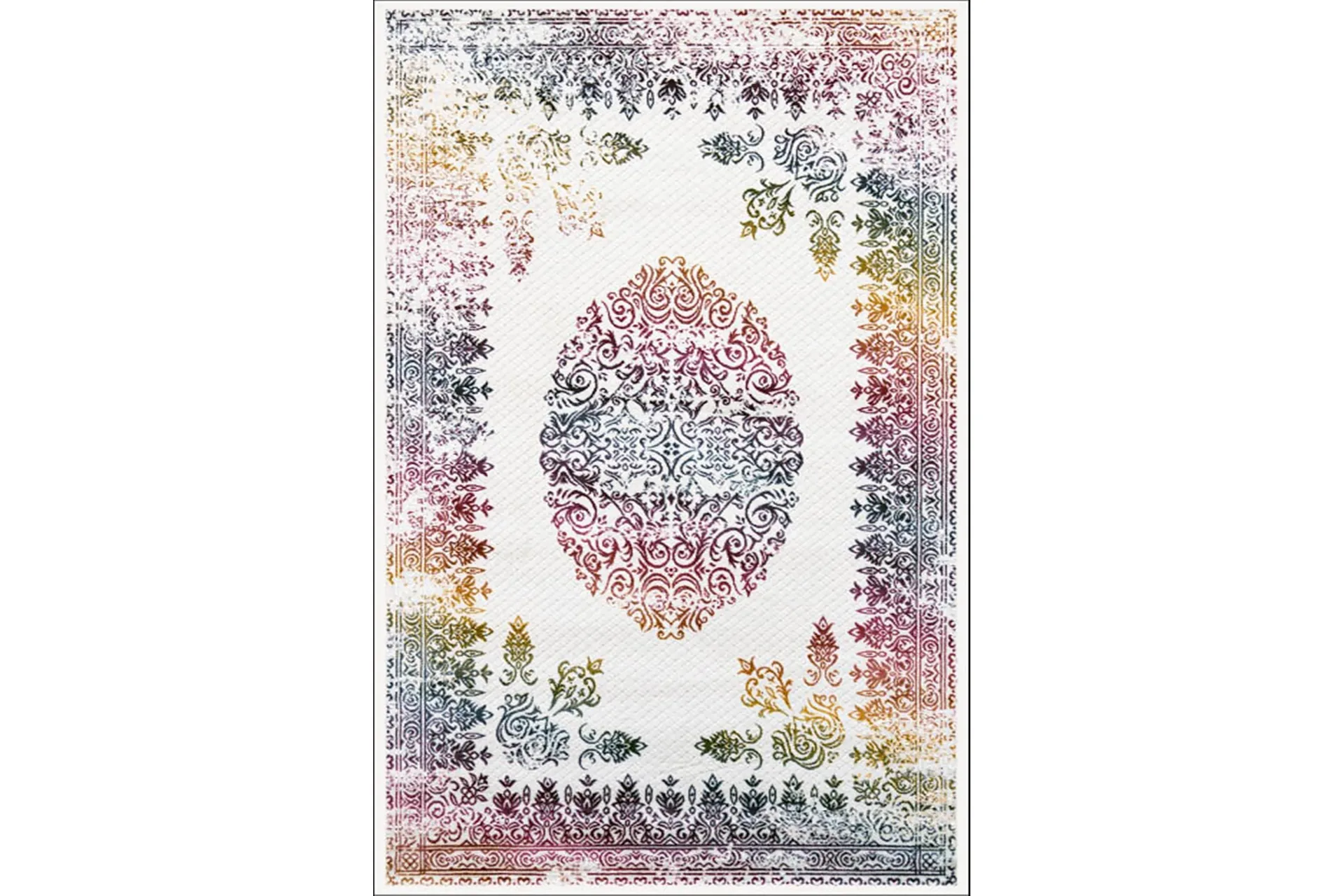 matta homefesto 180x280 cm - multifärgad/sammet